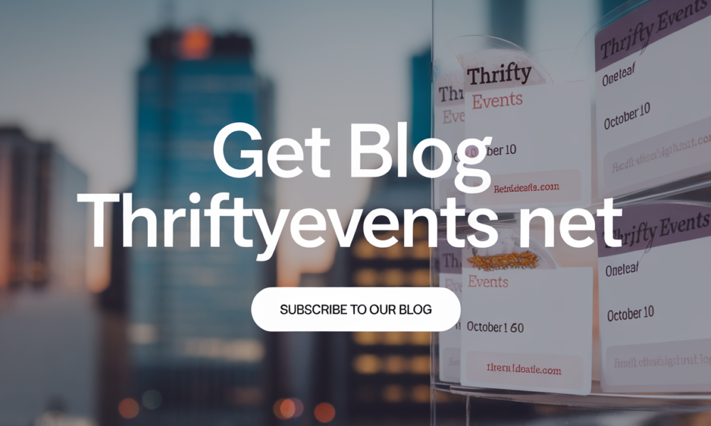 Get Blog ThriftyEvents.net