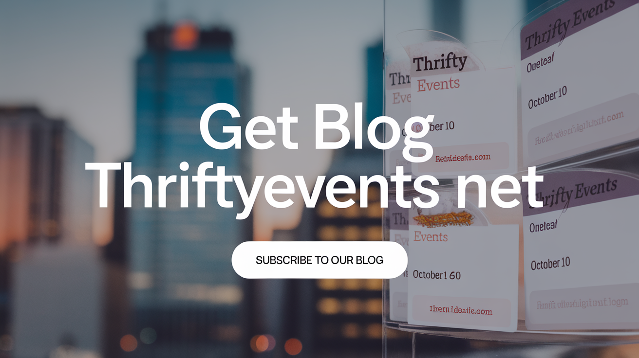 Get Blog ThriftyEvents.net