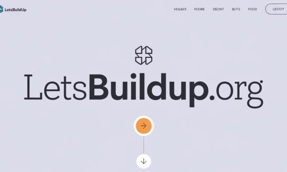 The Website letsbuildup.org