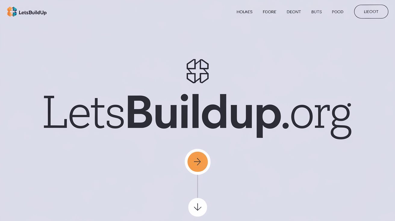 The Website letsbuildup.org