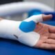 Wrist strapping KT Tape