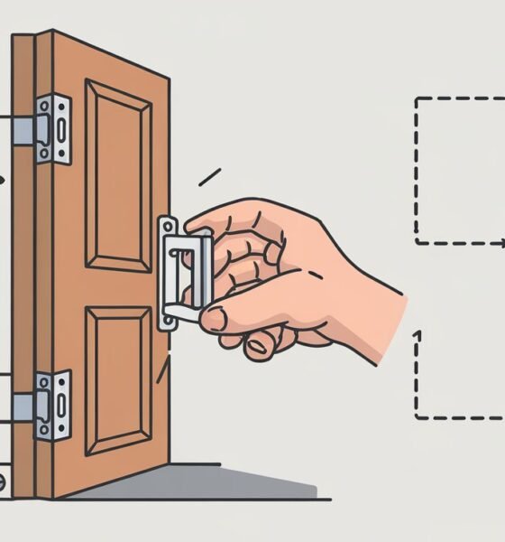how to adjust door hinges