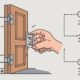 how to adjust door hinges